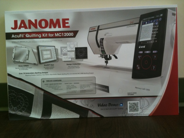 This is the Acufil Quilting Kit for the JANOME MC 12000