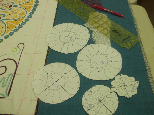 The process of Acufil Quilting taking place...............THIS is the way to go!!