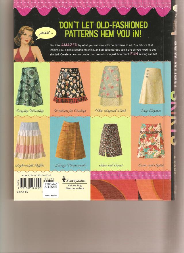 back cover showing more skirts you can easily make 