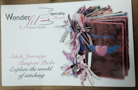 Wonderfil's little Stitch Journey booklet inside the box to help you along the way with using these lovely threads! 