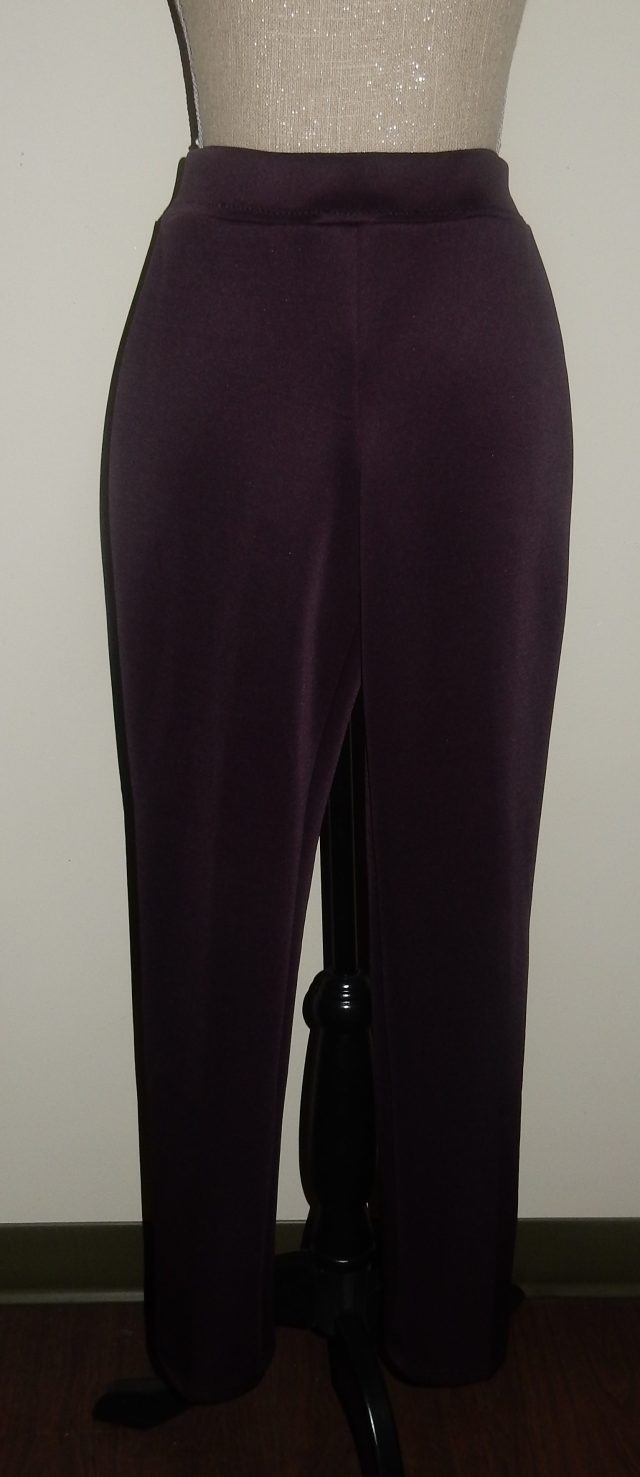 Same Kwik sew pants in a lovely red grape colour